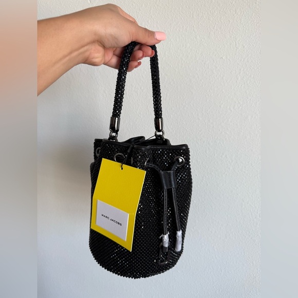 NWT Marc Jacobs The Rhinestone Drawstring Mini Bucket
Bag - Picture 7 of 14